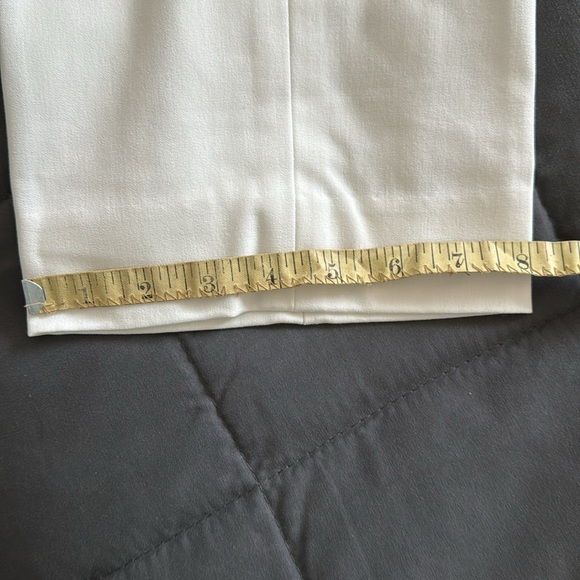 Jones New York Signature lined white pants-8 - Picture 5 of 6
